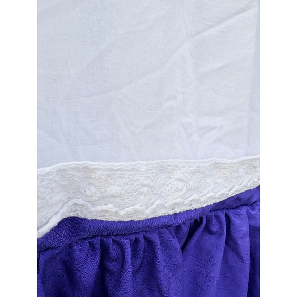 Disney Encanto Mirabel Dress women‎ XL Purple White Puff Sleeve Luisa Costume - Picture 2 of 6